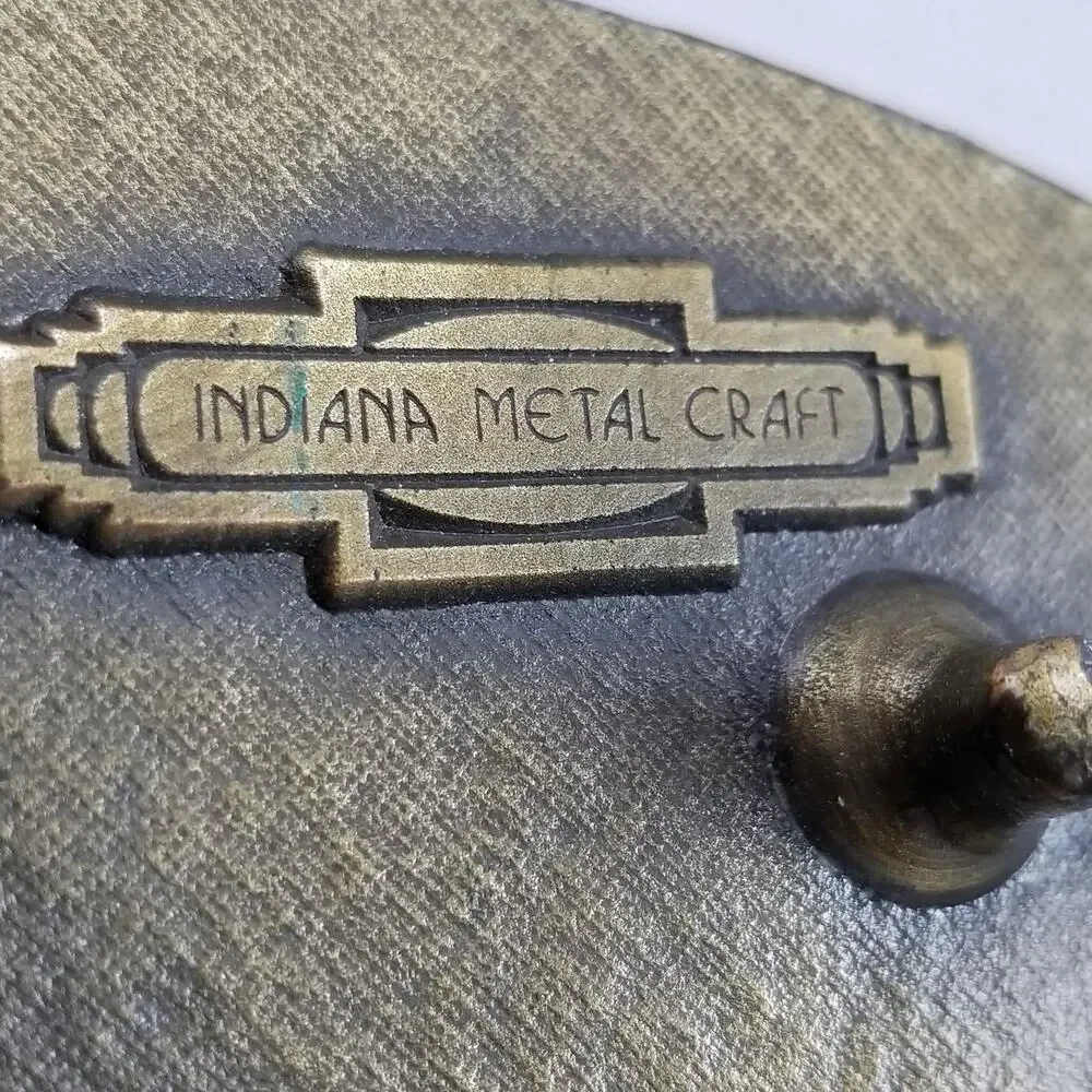 Belt Buckle WITL Best In The‎ Country Music Lansing Michigan Indiana Metal Craft